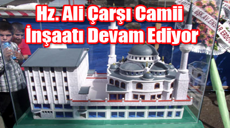 Kars Ta Hz Ali Ar Camii N Aat Devam Ediyor