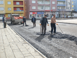 KARS'TA YOL YAPIM ÇALIŞMASI