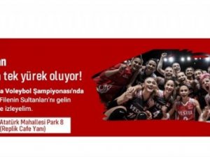 Ataşehir, Avrupa Kadınlar Voleybol Şampiyonası’nda tek yürek