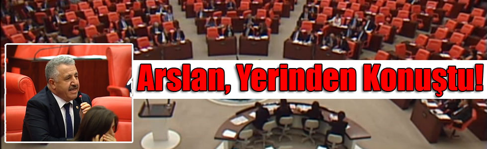 Arslan, Yerinden Konuştu!