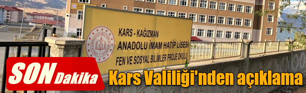 Kars Valiliği'nden Kağızman'da kapanan okul ve sınıflar hakkında açıklama