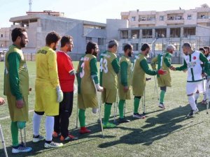 Afrin’de ampute futbol maçı düzenlendi