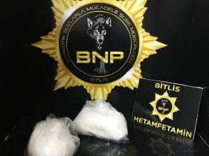 Bitlis’te 813 gram metamfetamin ele geçirildi