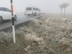 Yoğun sis ve buzlanma kazalara neden oldu