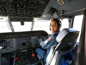 15 tonluk CASA uçağını kanatlandıran kadın pilot: “Yarbay Mesude Küçük”