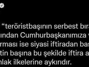 Sözcü Çelik’ten Akşener’e tepki: “Teröristbaşı Öcalan’ın hapisten çıkarılacağını söylemek iftira siyasetidir”