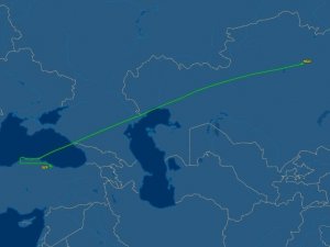İstanbul’a inemeyen Kazakistan ve Kırgızistan uçakları Samsun’a indi