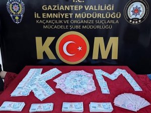 Gaziantep’te bin 81 adet sahte banknot ele geçirildi