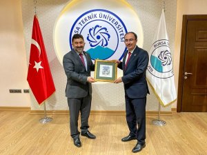 Rektör Beydemir, Bursa Teknik Üniversitesi’nde çeşitli istişarelerde bulundu