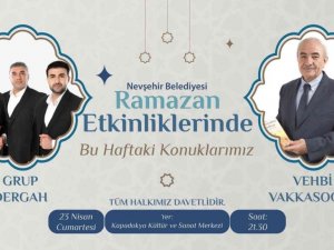 Usta Yazar Vehbi Vakkasoğlu Nevşehir’de  sevenleriyle buluşacak