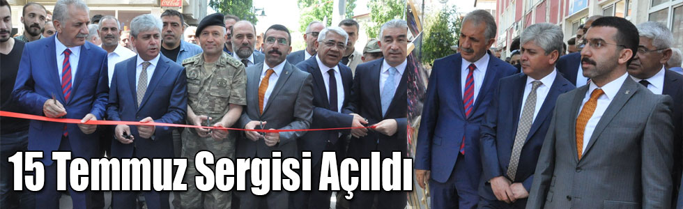 Kars’ta 15 Temmuz Sergisi Açıldı