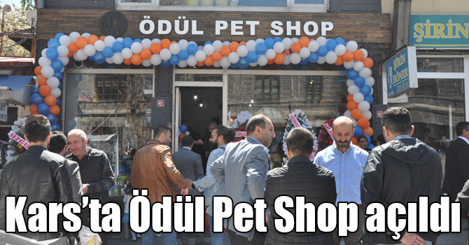 Kars’ta Ödül Pet Shop açıldı