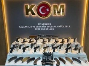 Diyarbakır’da yasa dışı silah ticareti operasyonu