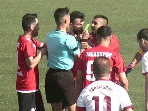 Cuma Uluçay Talasspor - 1966 Turanspor maçı yarıda kaldı