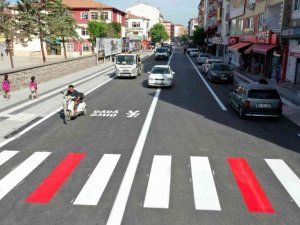 Aksaray’da Ankara Caddesi boydan boya yenilendi