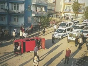 Ankara’da drift yapan aracın sürücüsüne mahallelilerden tepki: Aracı devirdiler