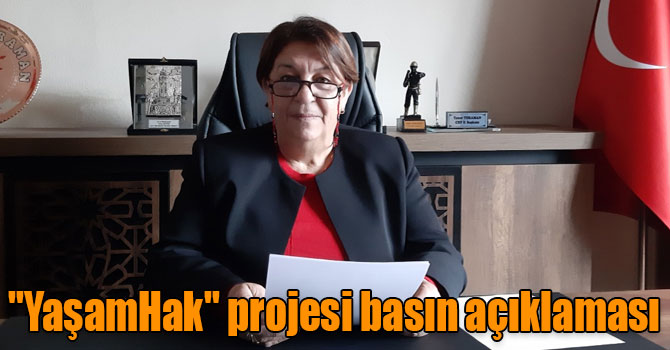 CHP Kars Kadın Kollarından "YaşamHak" projesi basın açıklaması