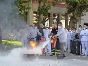 Bozüyük Belediyesi İtfaiyesi’nden yangın eğitimi