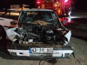 Hisarcık’ta trafik kazası: 2 yaralı