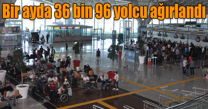 Kars Harakani Havalimanı, haziran ayında 36 bin 96 yolcu ağırladı