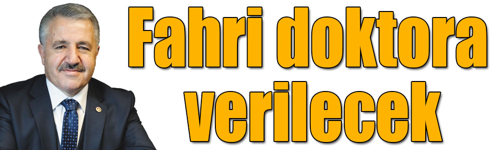 Ulaştırma, Denizcilik ve Haberleşme Bakanı Ahmet Arslan’a fahri doktora verilecek