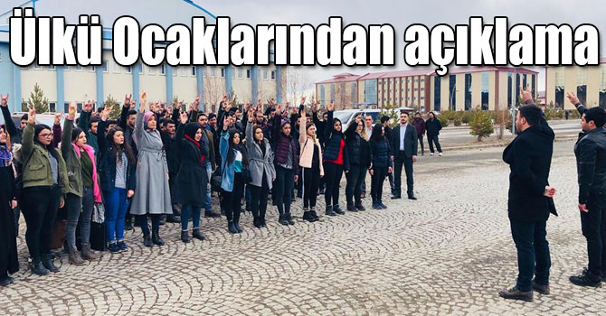 Kars Ülkü Ocakları İstiklal Marşı’nın Kabulünün 97. yıl dönümü dolayısıyla açıklama yaptı