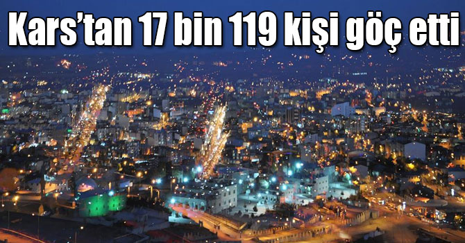 Son 1 yılda 17 bin 119 kişi Kars’tan göç etti