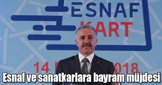 Esnaf ve sanatkarlara bayram müjdesi