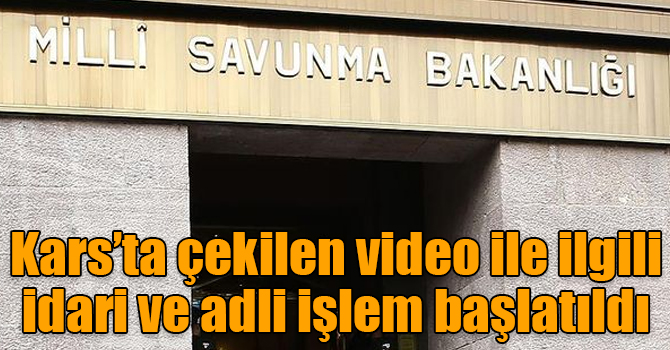 Bakanlıktan açıklama: İdari ve adli işlem başlatıldı