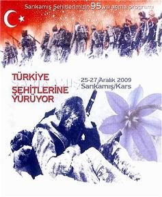 Kars, Sarıkamış Şehitlerimizi anma proğramı yapılacak