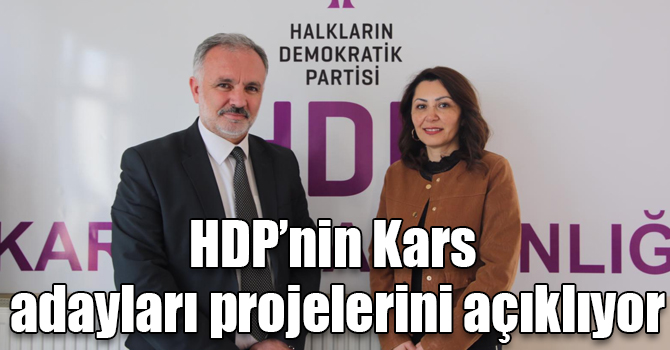 HDP’nin Kars adayları projelerini açıklıyor