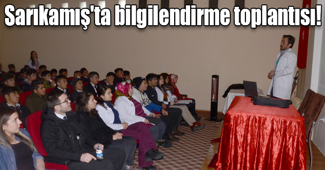 Sarıkamış'ta 14 Mart Dünya Böbrek Günü bilgilendirme toplantısı!
