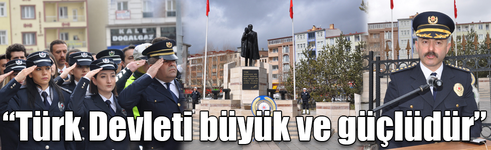Kars’ta Polis Haftası kutlandı! Ümit Bitirik: “Türk Devleti büyük ve güçlüdür”