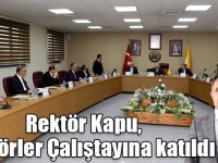 Rektör Kapu, Rektörler Çalıştayına katıldı