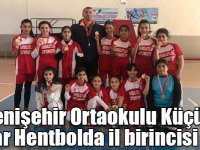 Yenişehir Ortaokulu Küçük Kızlar Hentbolda il birincisi oldu