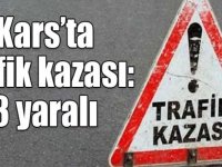 Kars’ta trafik kazası: 3 yaralı!