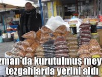 Kağızman'da kurutulmuş meyveler tezgahlarda yerini aldı
