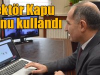 Kafkas Üniversitesi Rektörü Kapu, AA'nın "Yılın Fotoğrafları" oylamasına katıldı