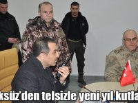 Kars Valisi Türker Öksüz’den telsizle yeni yıl kutlaması!