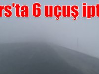 Kars’ta sis etkili oldu