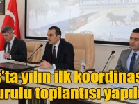 Kars’ta yılın ilk koordinasyon kurulu toplantısı yapıldı
