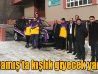 Sarıkamış’ta kışlık giyecek yardımı