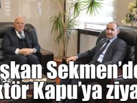 Başkan Sekmen’den Rektör Kapu’ya ziyaret