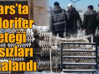 Kars’ta kalorifer peteği hırsızları yakalandı