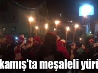 Sarıkamış Kayak Merkezi’nde meşaleli yürüyüş