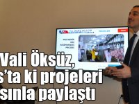 Kars Valisi Türker Öksüz, Kars’ta ki projeleri basınla paylaştı