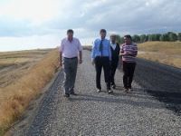 Akyaka'ya 14 Km yeni asfalt