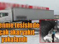 Dinlenme tesisinde kaçak akaryakıt yakalandı