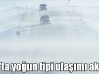Kars'ta yoğun tipi ulaşımı aksattı