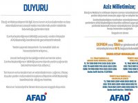 Kars Valiliği, Elazığ depremi için yardım duyurusu yaptı